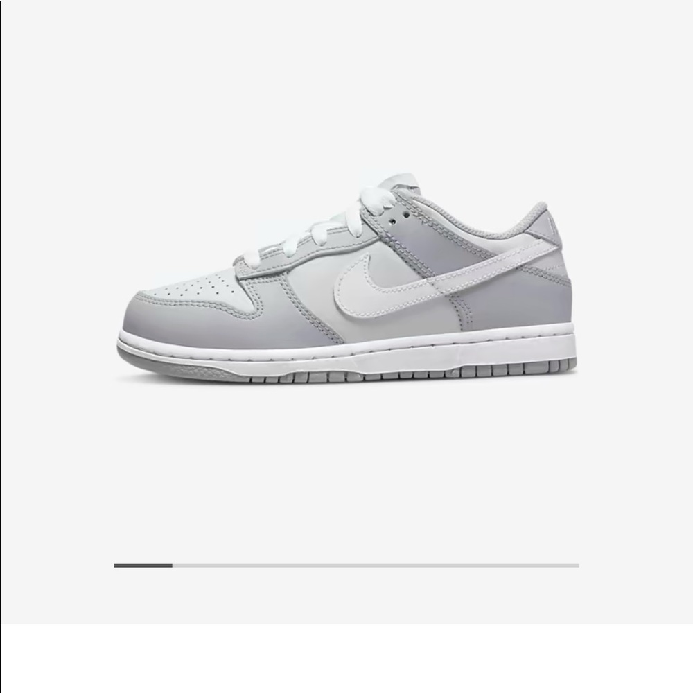 GRAY WOLF DUNK LOW Worn Once!